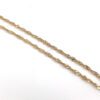 14K Yellow Gold Singapore Necklace