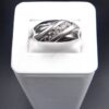 10K White Gold Channel Set Diamond Ring