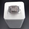 10K White Gold Prong Set Diamond Ring
