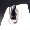 14K White Gold Onyx Diamond Ring - Image 2