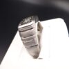 10K White Gold Diamond Ring with Black Rhodium - Image 2