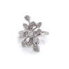 14K White Gold Prong Set Diamond Ring