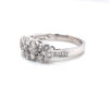 14K White Gold Prong Set Diamond Ring - Image 2