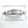 14K White Gold Channel Set Diamond Ring - Image 2