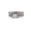 14K White Gold Diamond Ring