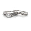 14K White Gold Diamond Ring - Image 2