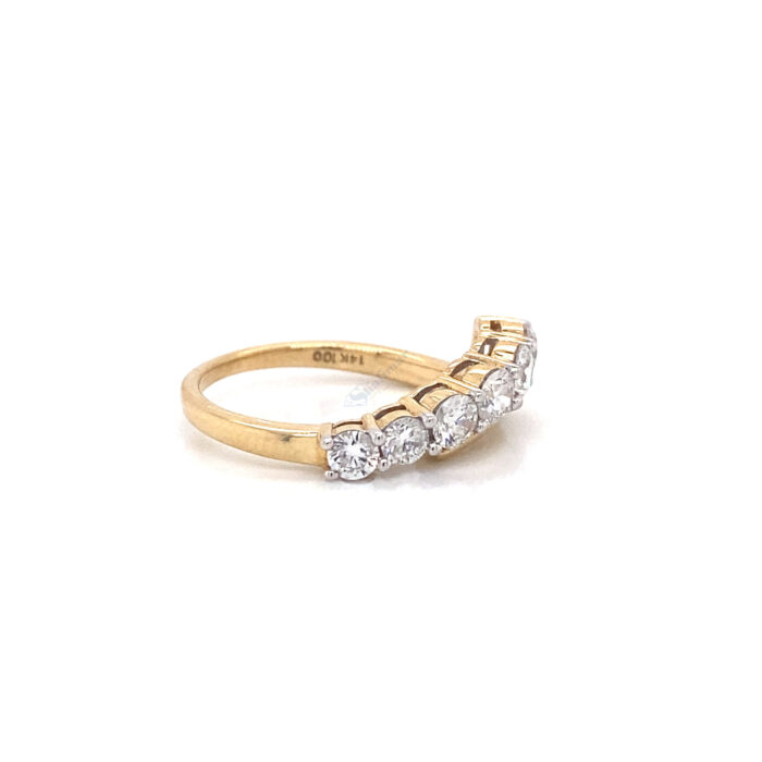 14K Yellow Gold Diamond Ring - Image 2
