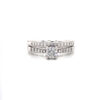 14K White Gold Diamond Ring