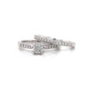 14K White Gold Diamond Ring - Image 2