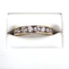 14K Yellow Gold Channel Set Diamond Band - Image 2