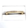 18K Yellow Gold Pave Set Diamond Eternity Band - Image 2