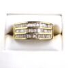 14K Yellow Gold Channel Set Diamond Ring - Image 2