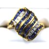 18K Yellow Gold Sapphire & Diamond Ring - Image 2