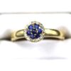 14K Yellow Gold Sapphire & Diamond Ring - Image 2