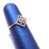 14K Yellow Gold Sapphire Diamond Ring - Image 2