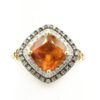 10K Yellow Gold Citrine Ladies Ring