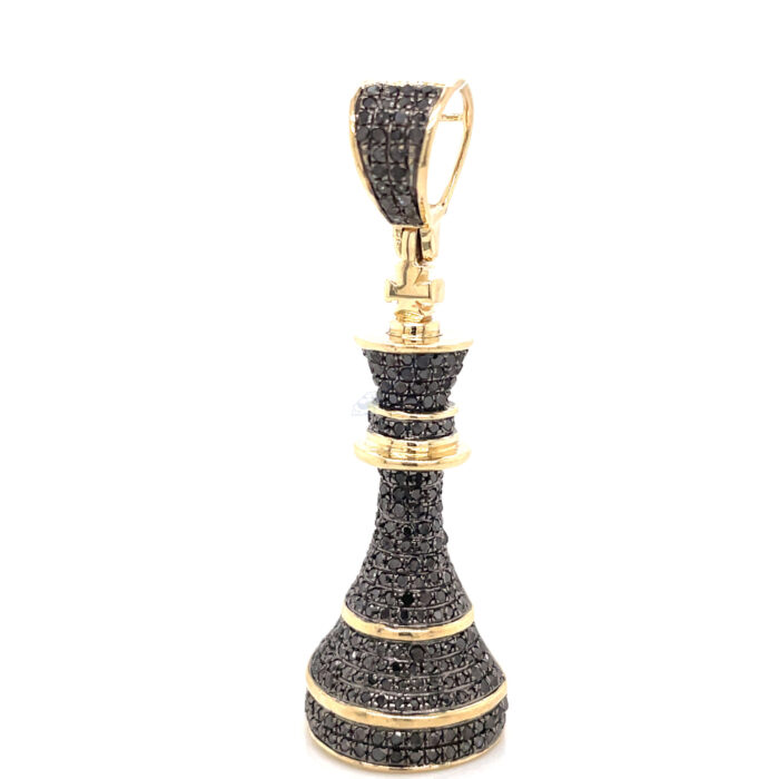 10K Yellow Gold King Chess Piece Pendant