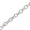 14K White Gold Channel Set Bracelet
