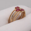 14K Yellow Gold Ruby Ring - Image 2