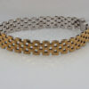 14K Two-Toned Panther Link Bracelet - Image 2