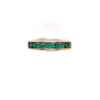10K Rose Gold Emerald Ring