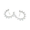 14k white gold ear wrap studs