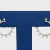 14k white gold ear wrap studs - Image 2