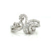 14K White Gold Diamond Filigree Ring
