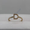 14K Yellow Gold Diamond "D" Initial Ring - Image 2