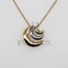 14k Three Nesting Moons Necklace